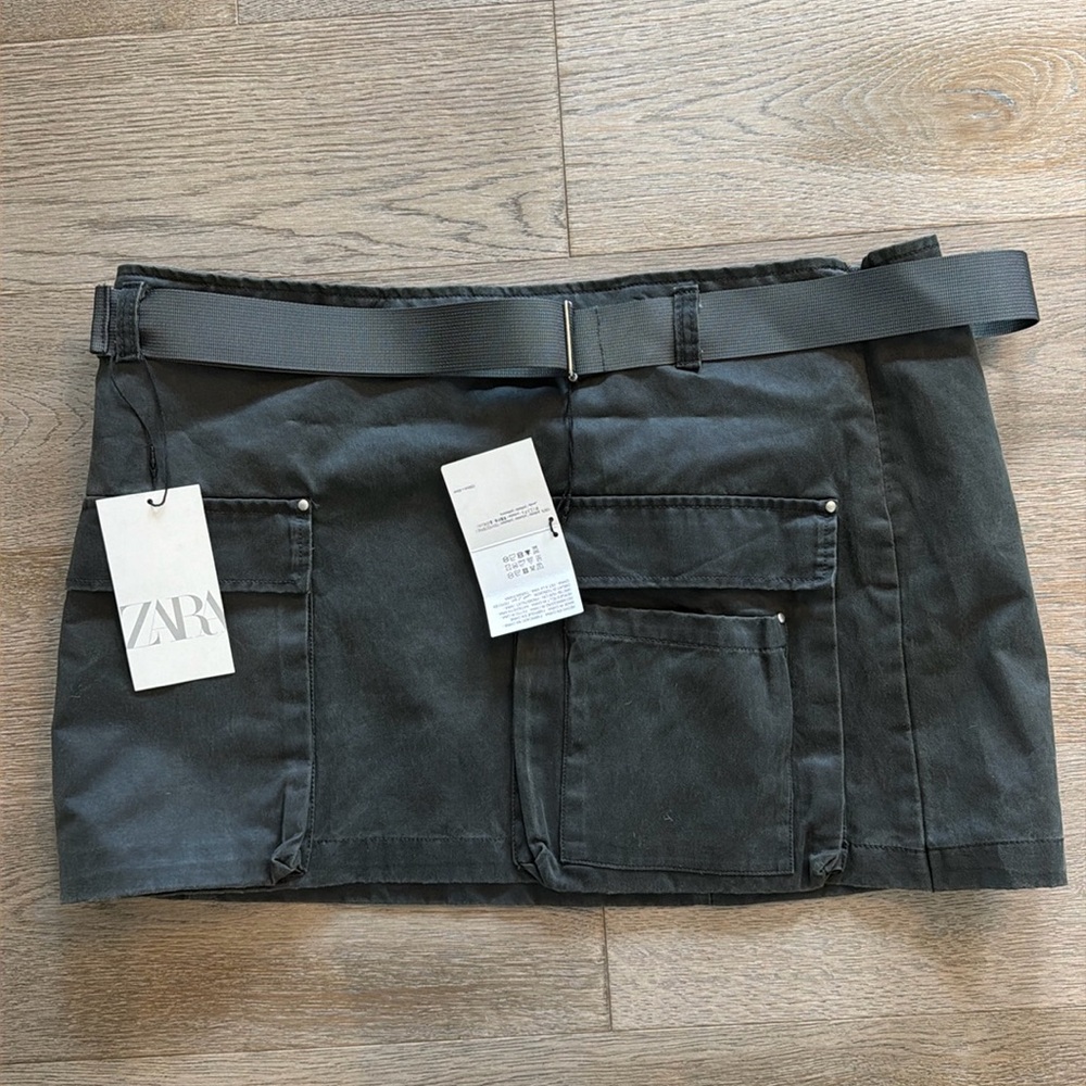 Zara Cargo Mini Skirt